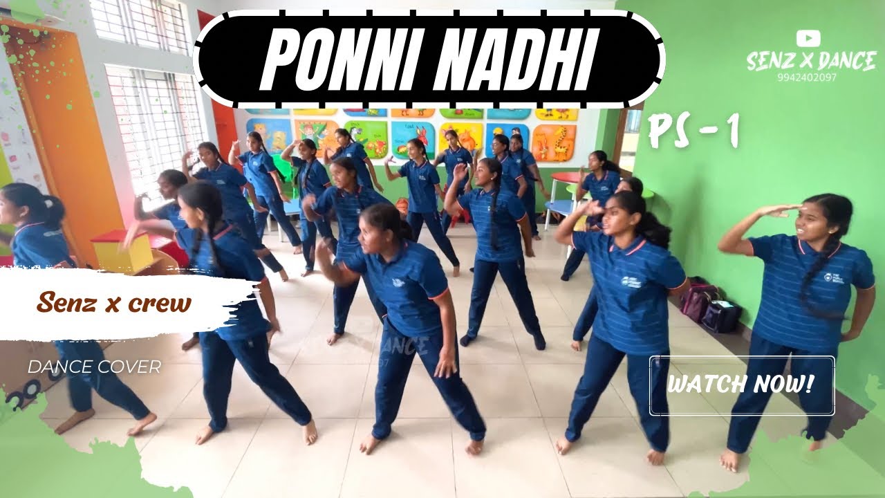 Ponni Nadhi | KSC public school pongal Choreography | girls Performance | Senzx | Ponniyin Selvan