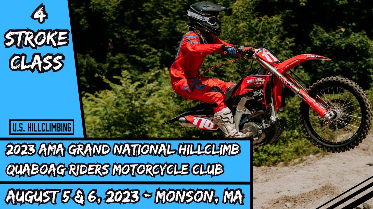 4 Stroke Class - 2023 AMA Grand National Hillclimb Championship Monson, MA