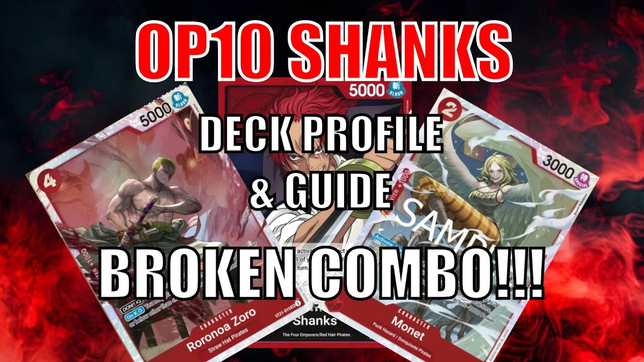 Shanks Is The BEST Red Deck In OP10 | One Piece Card Game