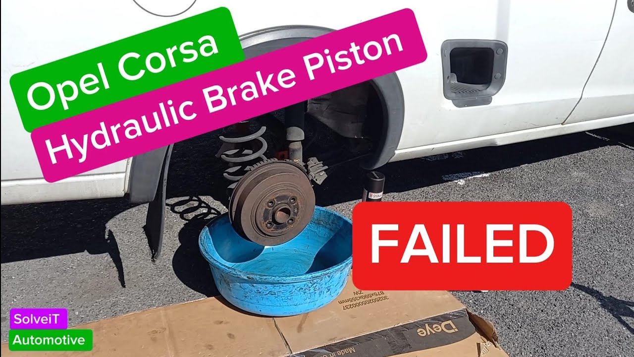 Opel Corsa Utility 1.4i Brake Cylinder and Drum Clean