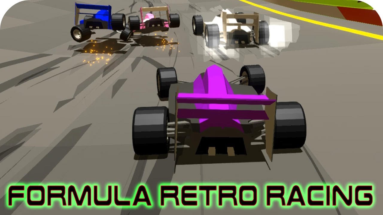 Old Skool Racing : Formula Retro Racing Gameplay | 4 Races | PC Steam 4K