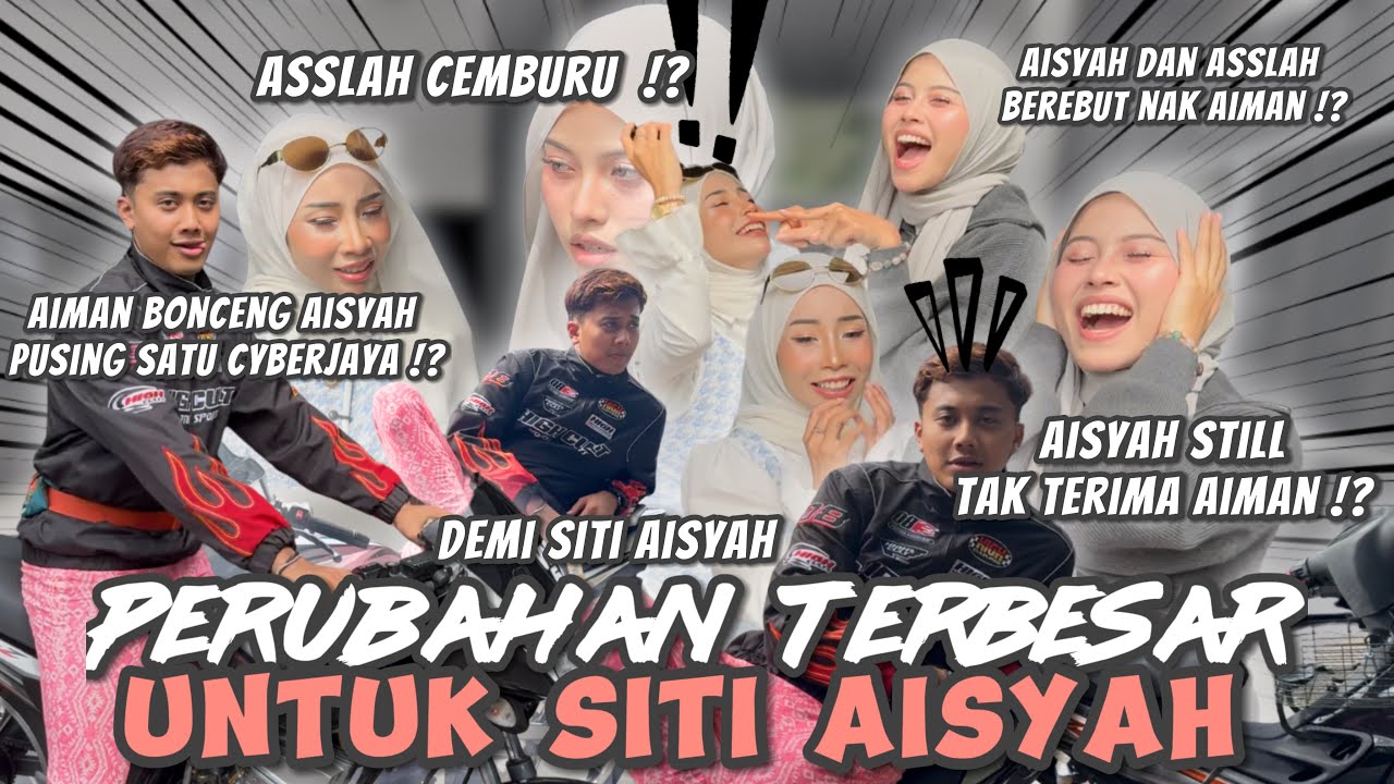 UBAH PENAMPILAN JADI MALKODOK UNTUK AISYAH‼️ AISYAH TERIMA PENAMPILAN BARU MALKOMAN⁉️