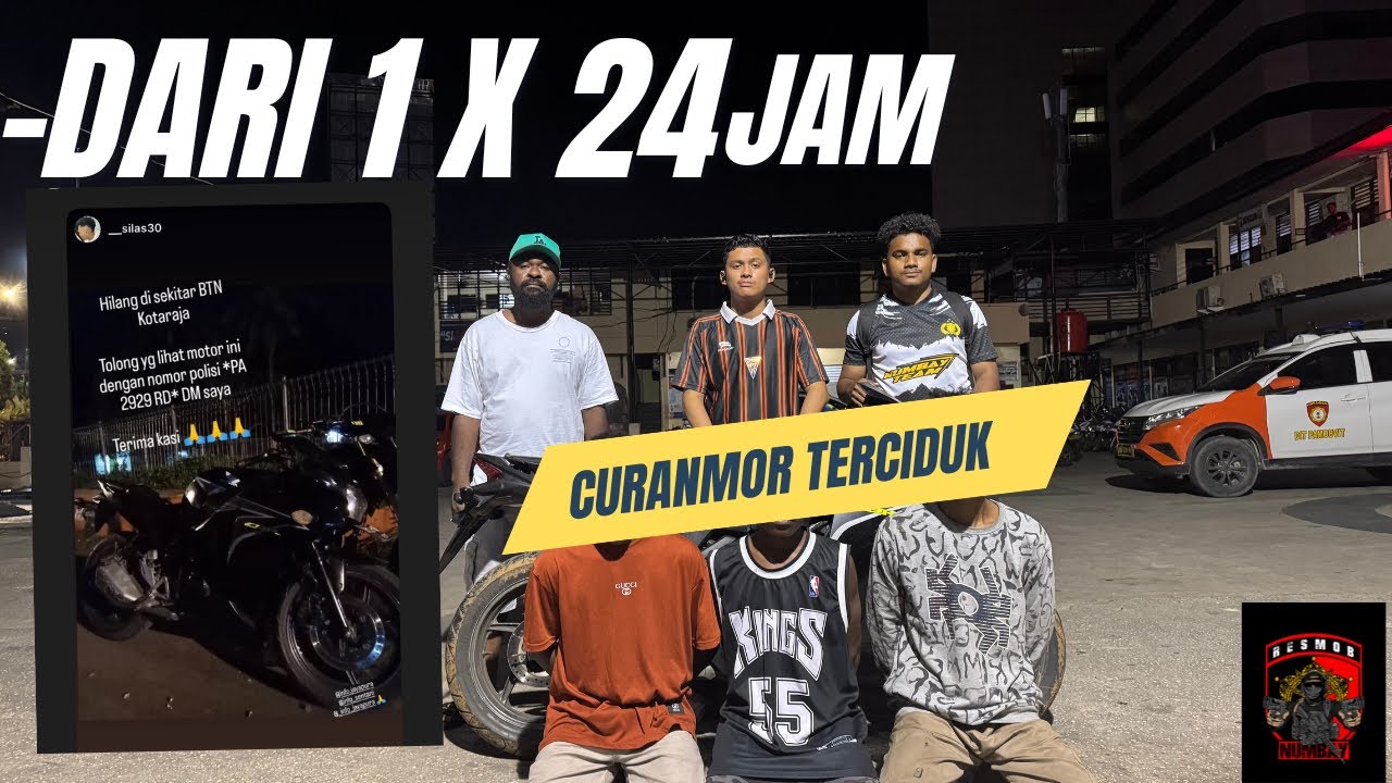 PENANGKAPAN SINDIKAT PELAKU CURANMOR OLEH TIM RESMOB NUMBAY