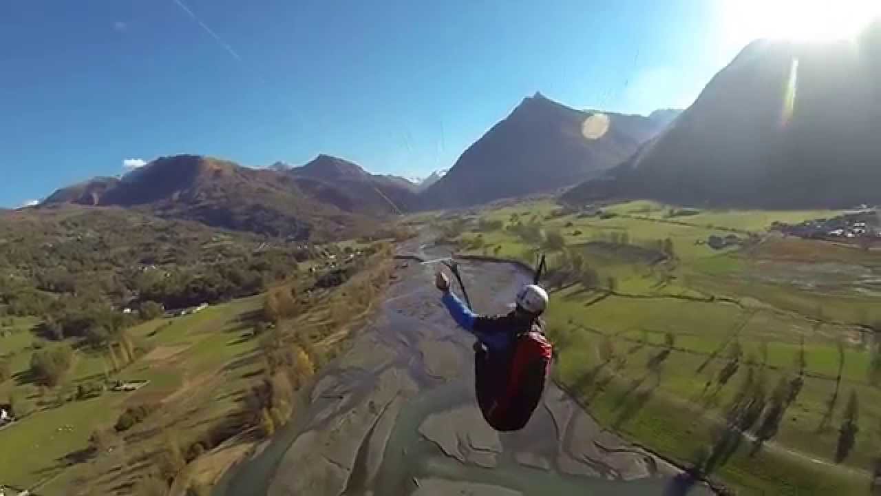 1er test chasecam glidecat parapente