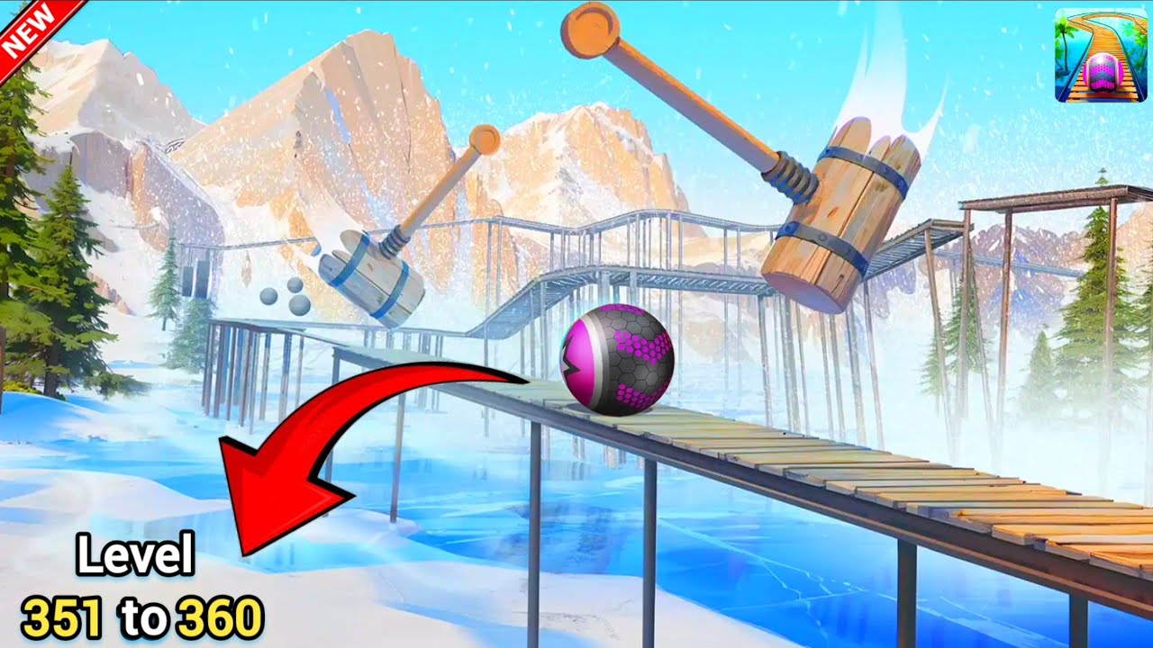Rollance Adventure Balls, SpeedRun, Rollance Adventure Balls Portal Run Gameplay Level 351 to 360
