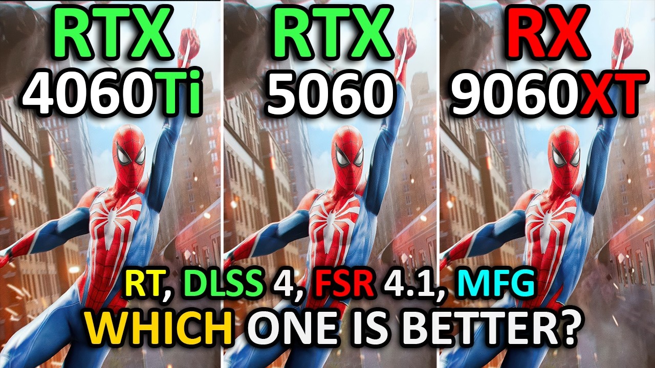 RX 9060 XT vs RTX 5060 vs RTX 4060 Ti | 15 New Games Tested | DLSS 4 vs FSR 4.1 | 1080p, 1440p, 4K