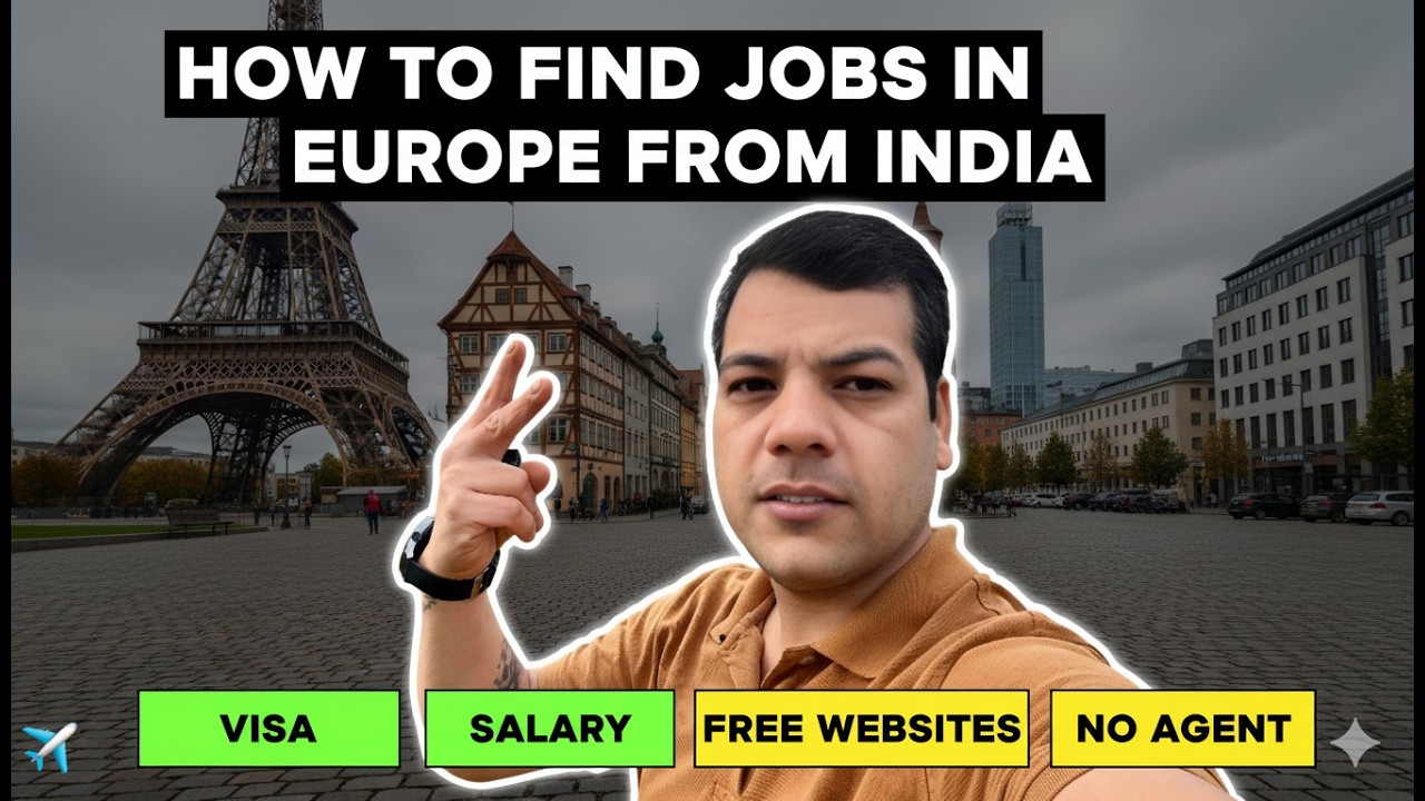 No Agent Needed! How Indians Can Find Real Jobs in Europe Easily || Jobs In Europe From India 🇮🇳