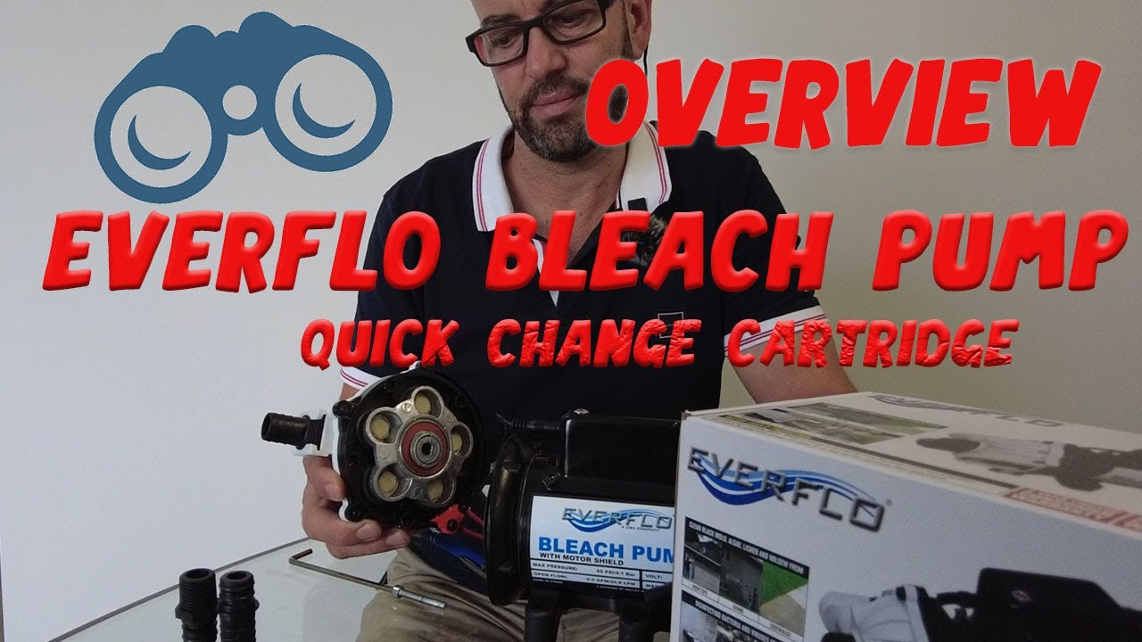 EverFlo Bleach Pump | Quick Change Cartridge | SoftWashing