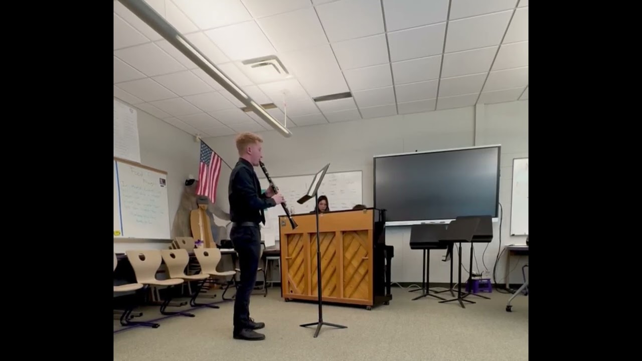 Clarinet Solo: Folksong For Clarinet Performed by Sya Schoultz (Junior) | MSBOA S+E