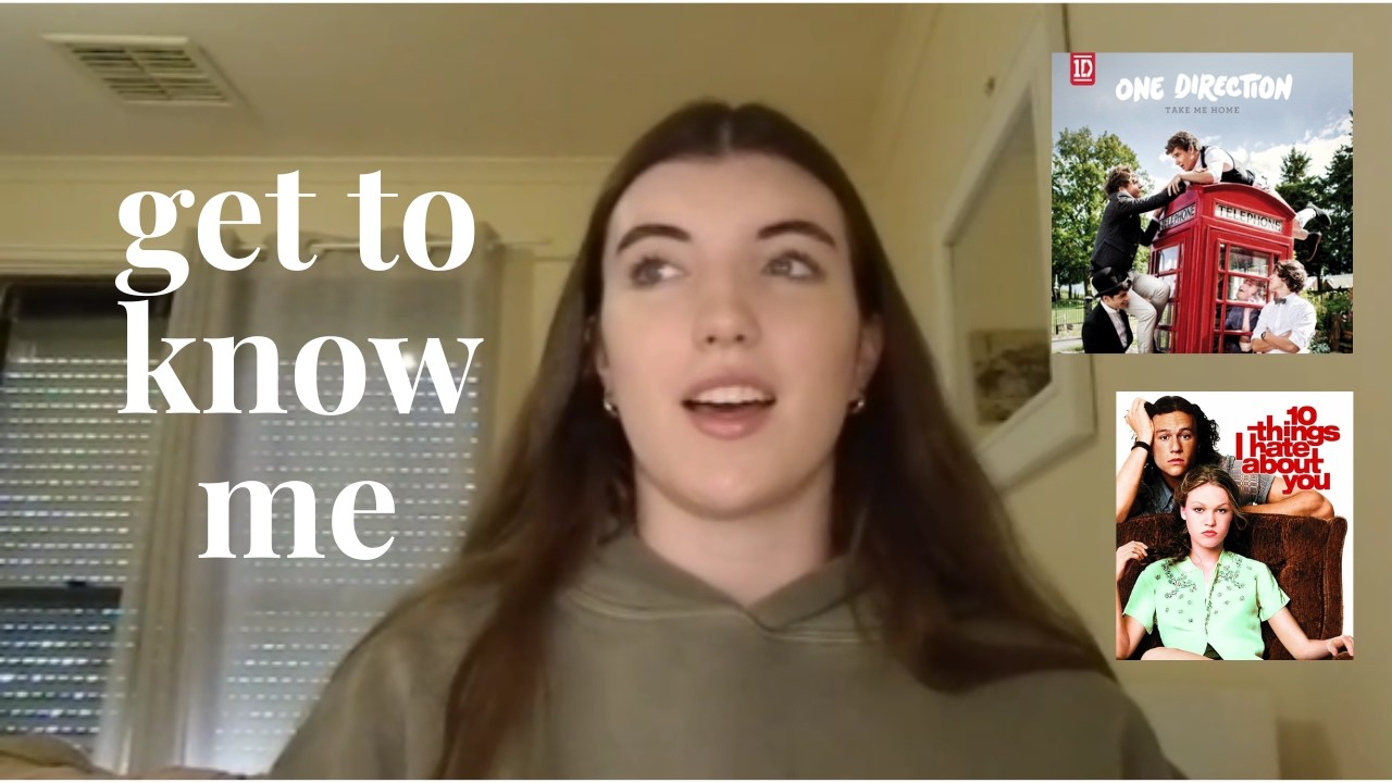get to know me + the things i love