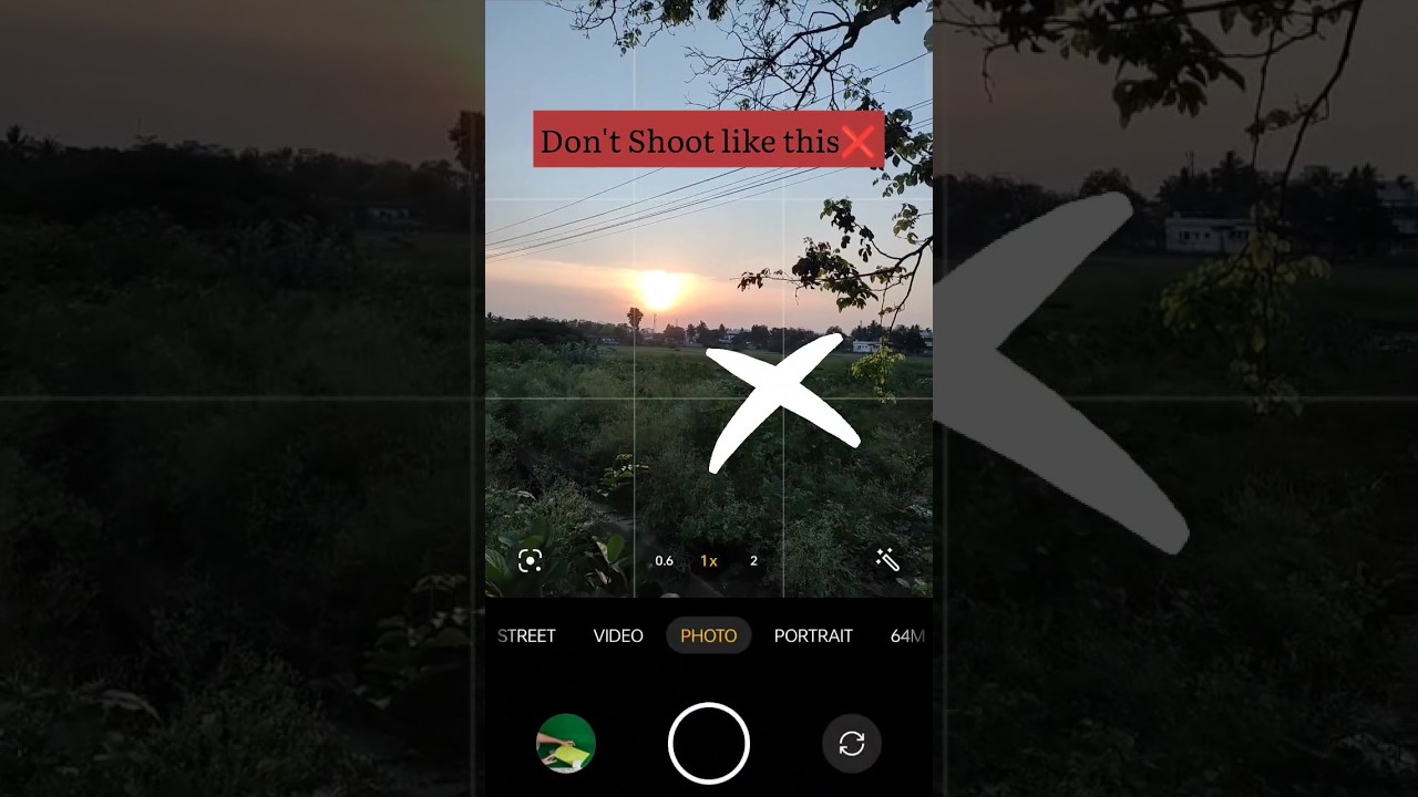 Nature Photography Tricks with Mobile #shorts #sunset