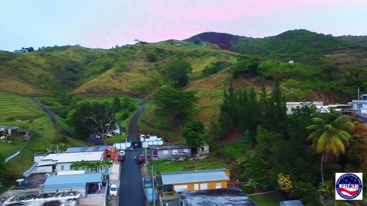 Sunrise, Raining Coamo Puerto Rico  Drone 2 5 26