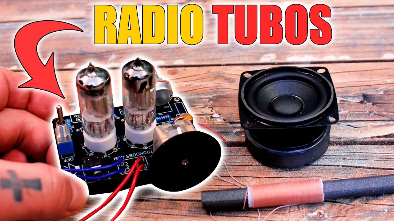 Radio con Válvulas de Vacío PCB - Circuito AM Vintage