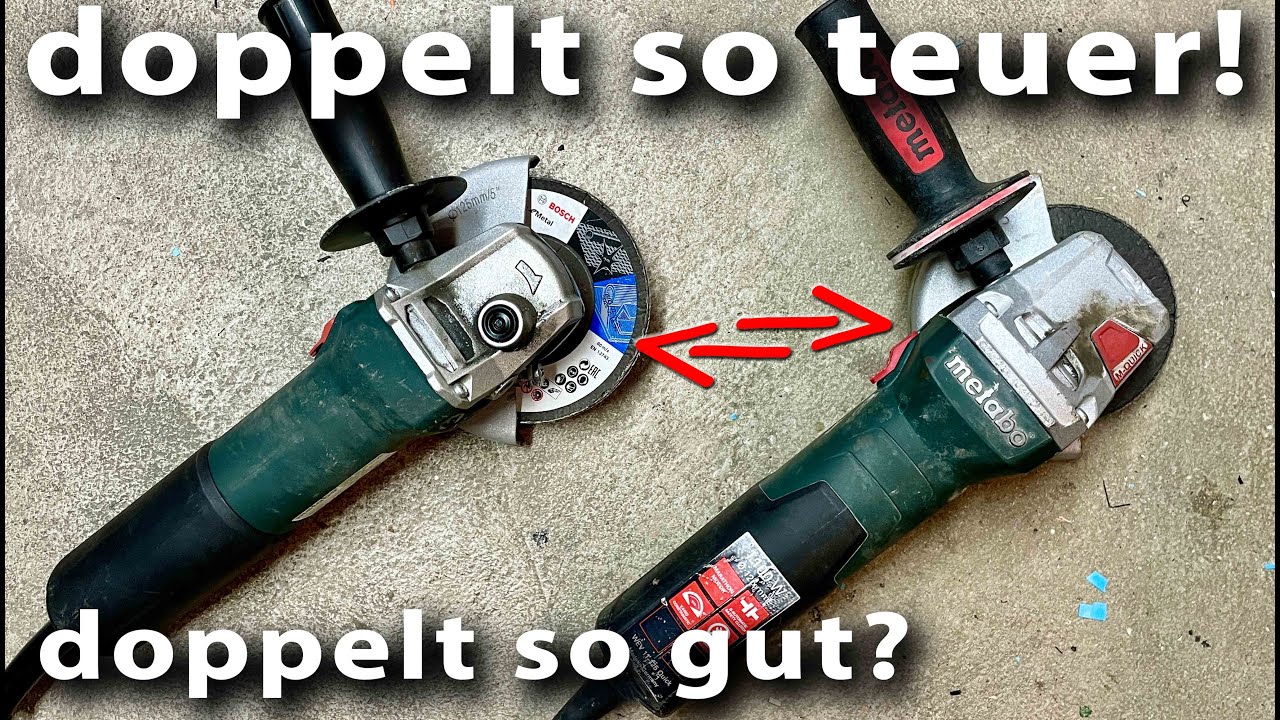 65,- PREISUNTERSCHIED | Metabo W850 vs. Metabo WEV11 | michaswerkstatt