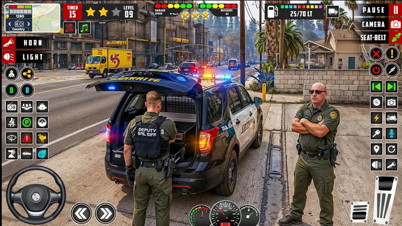 🚓 Police Car Chase Simulator 3D &ndash; Real City Cop Pursuit Gameplay (Android)