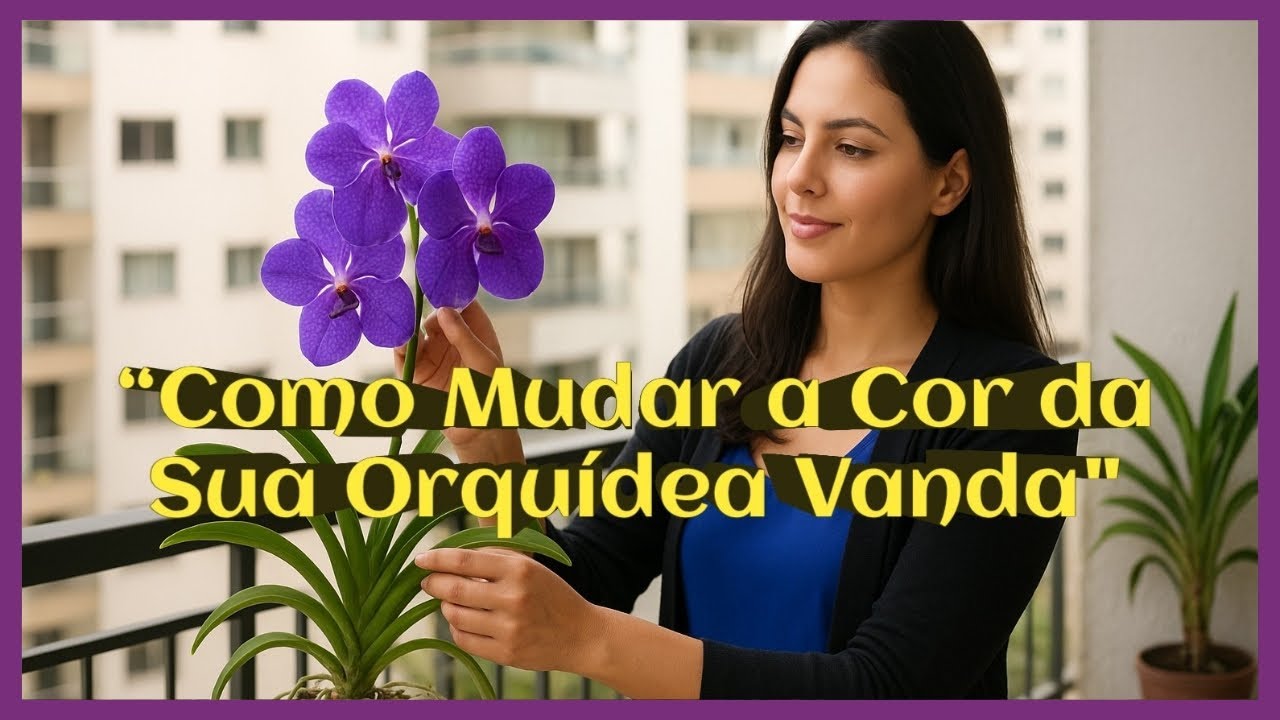 “Como Mudar a Cor da Sua Orquídea Vanda – O Truque Que Ninguém Te Contou!”