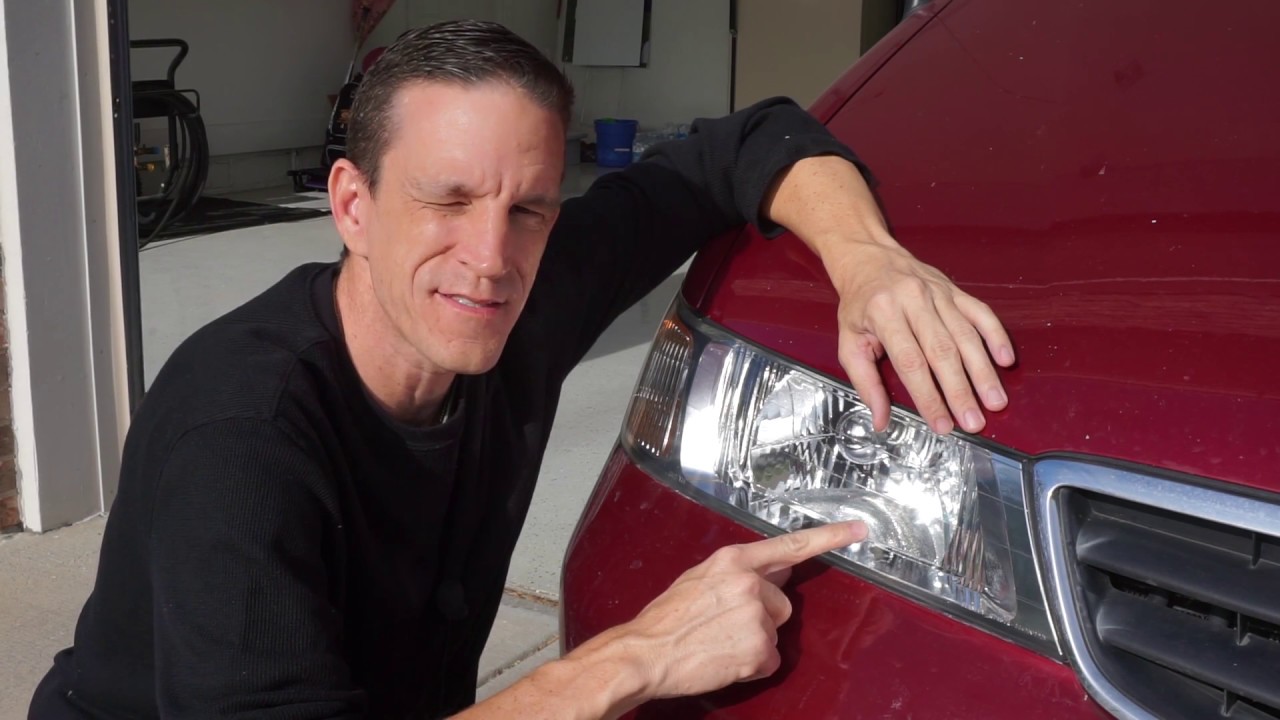 Restore Headlights with Clear Coat Spray