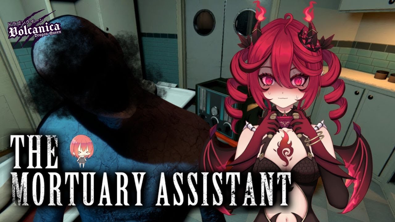 I TRIED TO PLAY THE MORTUARY ASSISTANT 【EN Dragon Vtuber】