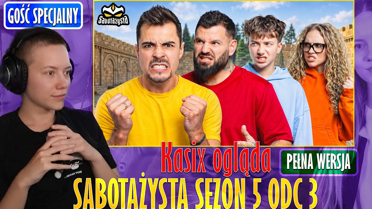 Kasix ogląda ŻYCIE ZA WYGRANĄ?! SABOTAŻYSTA 5 odc.3