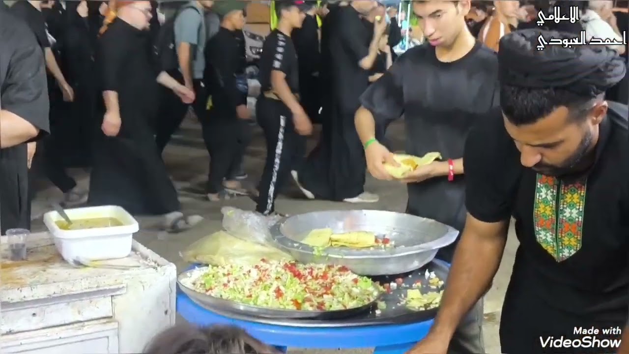 موكب الجمهور الحسيني 16صفرفي خدمة زوارالامام الحسين ع عمود180 /2025