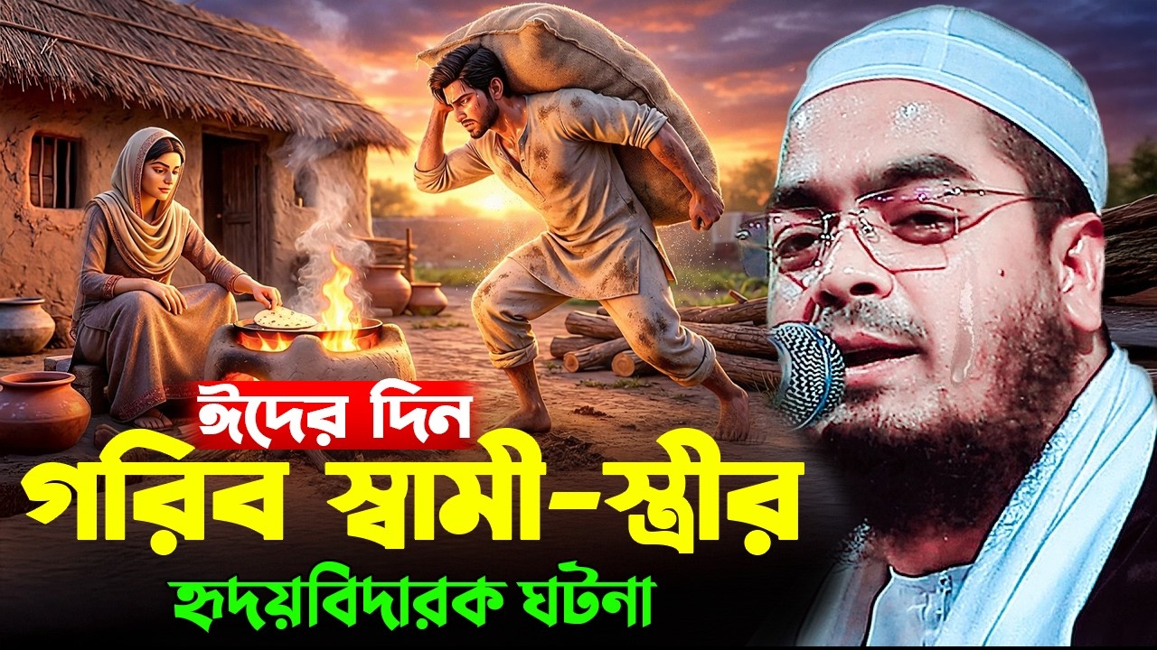 ঈদের সেরা নতুন ওয়াজ ২০২৬ || গরিব স্বামী-স্ত্রীর কান্নার ঘটনা | হাফিজুর রহমান সিদ্দিকী ওয়াজ, Hafizur