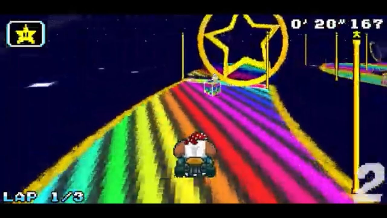 Rainbow Road Custom Tracks In Mario Kart PC