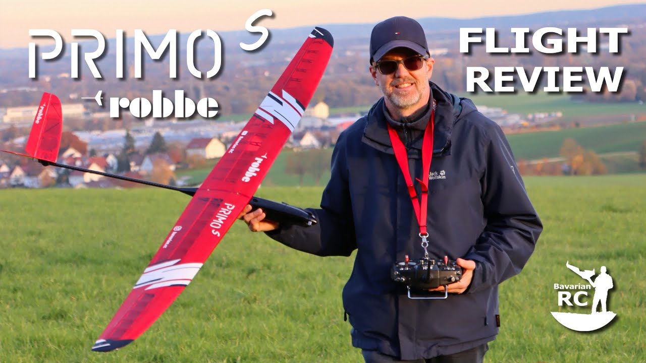Flight Review of the Primo S RC glider from robbe