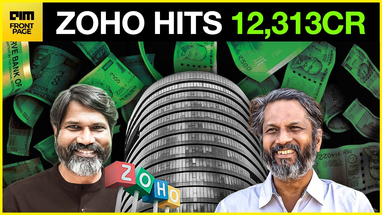 ОГРОМНЫЙ РЕЗУЛЬТАТ - Zoho достигла выручки в 12 313 крор рупий, почти удвоившись за три года.
