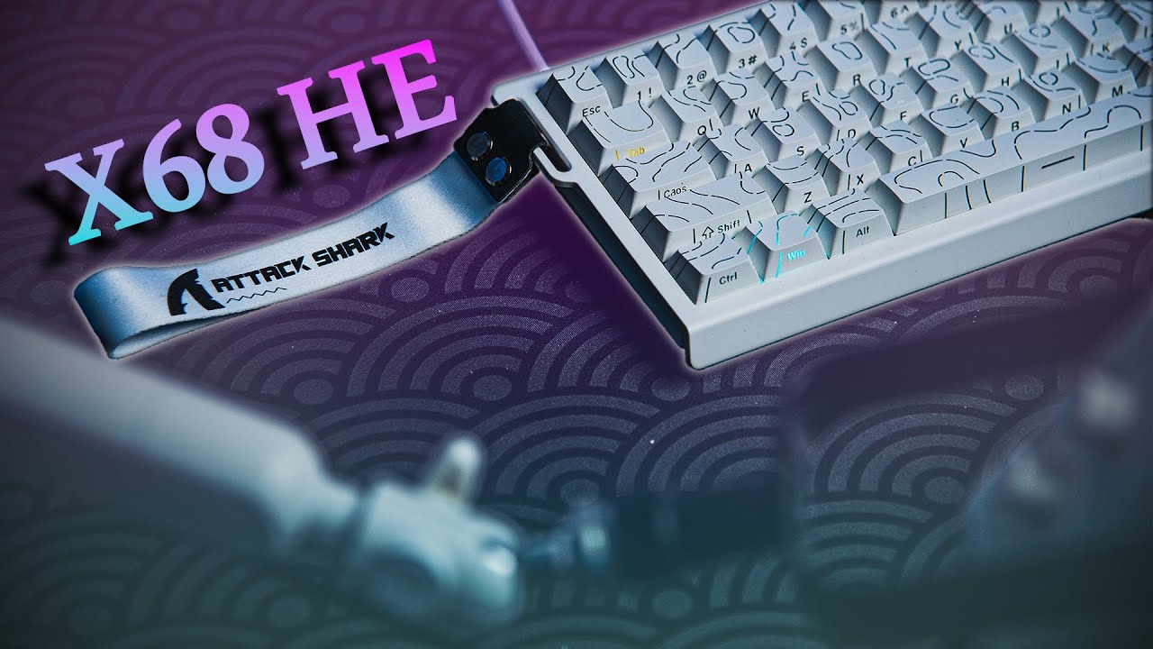 اسرع كيبورد مغناطيسي باقل سعر | x68 he 8K attackshark | انسى الـ wooting