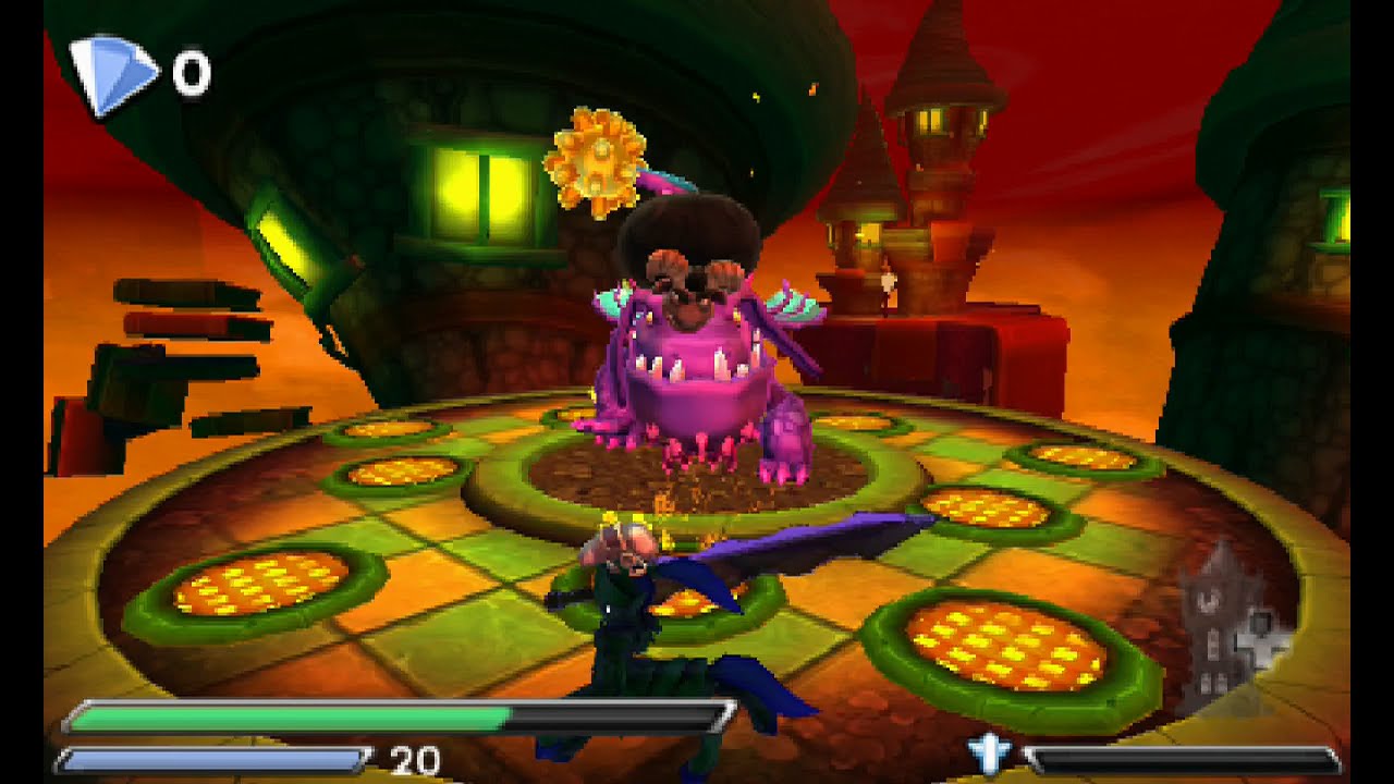 SKYLANDERS TRAPP TEAM 3ds ФИНАЛЬНАЯ БИТВА С БОССОМ + КОНЦОВКА