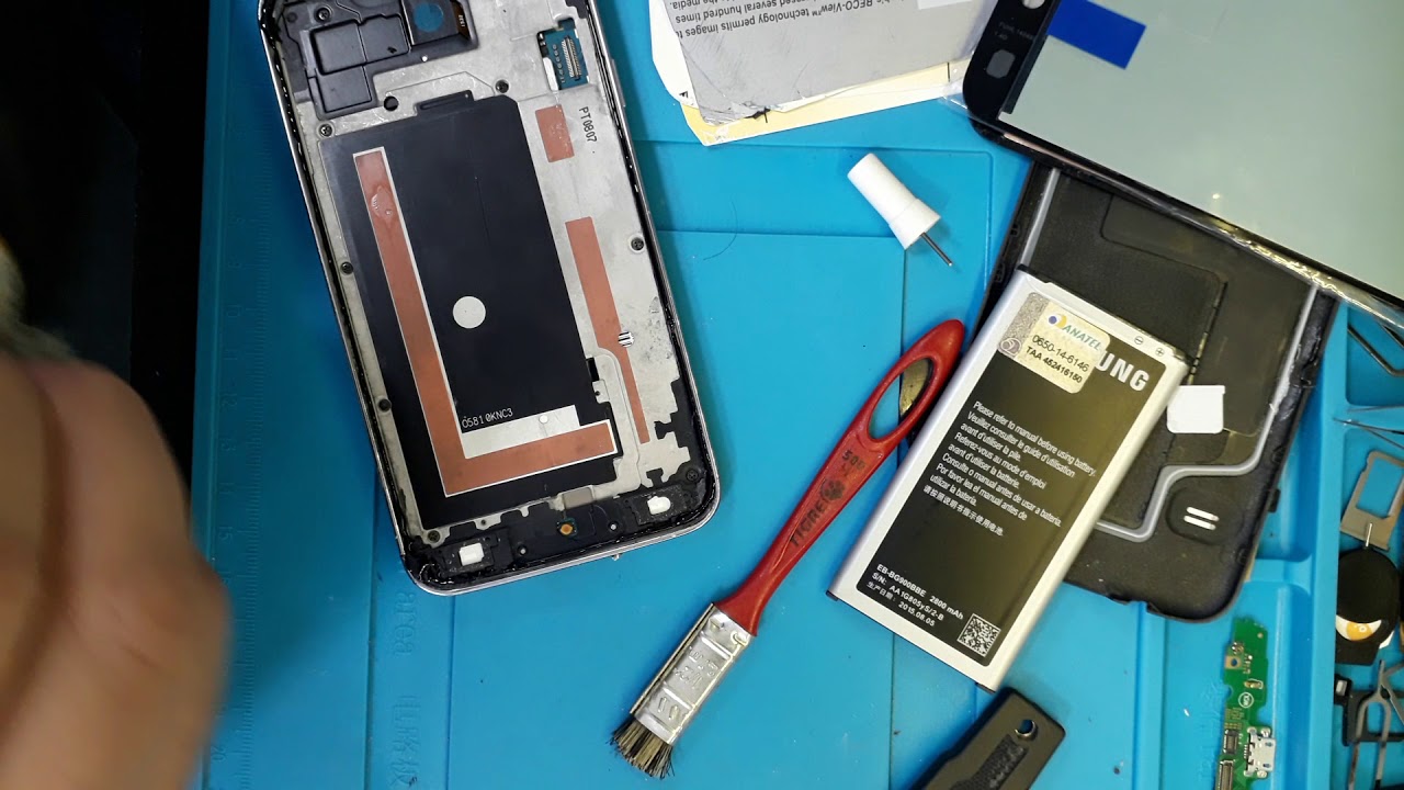 SAMSUNG S5 TROCA DA FRONTAL TOUCH E LCD