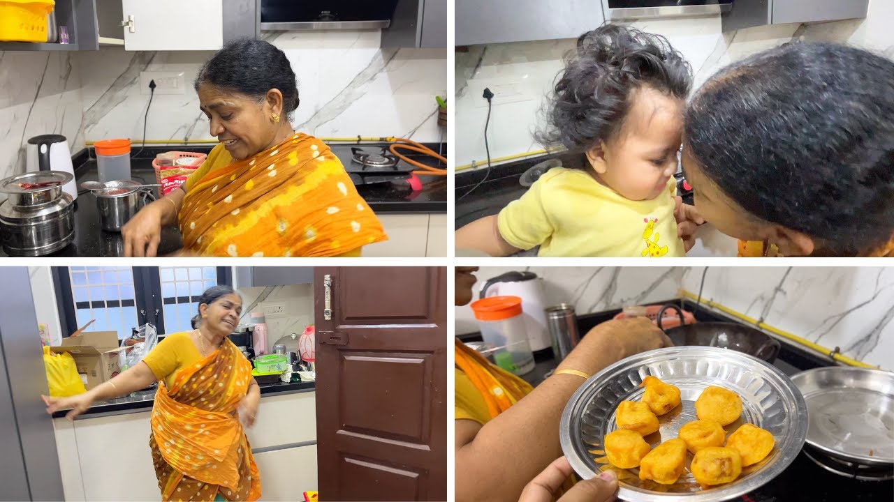 ❤️Amma 😆Still Packing Anusha's Parcel 📦 to Send to USA 🇺🇸 - Nendrapazham Appam