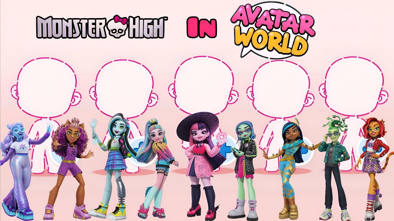 How To Make Monster High G3 💀💗🕸️ characters in Avatar World!! #avatarworld #monsterhigh #video 