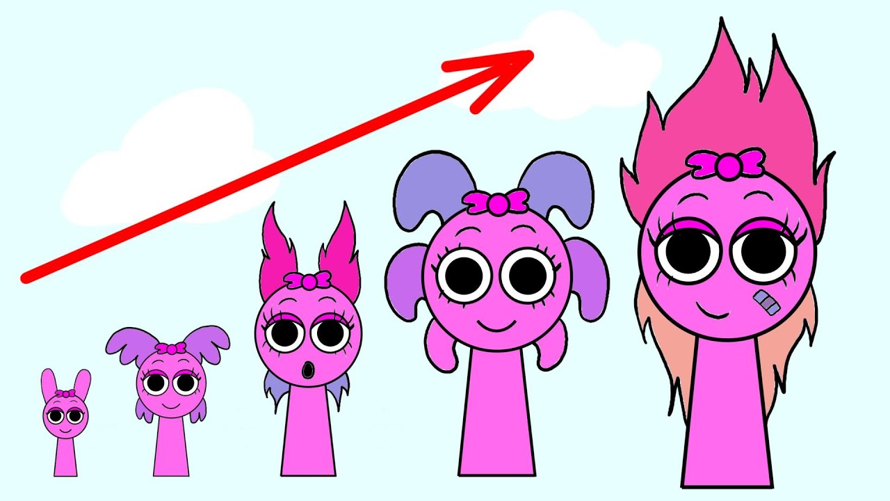 Incredibox Sprunkii: Pinki Growing up Evolution ( New Mod )