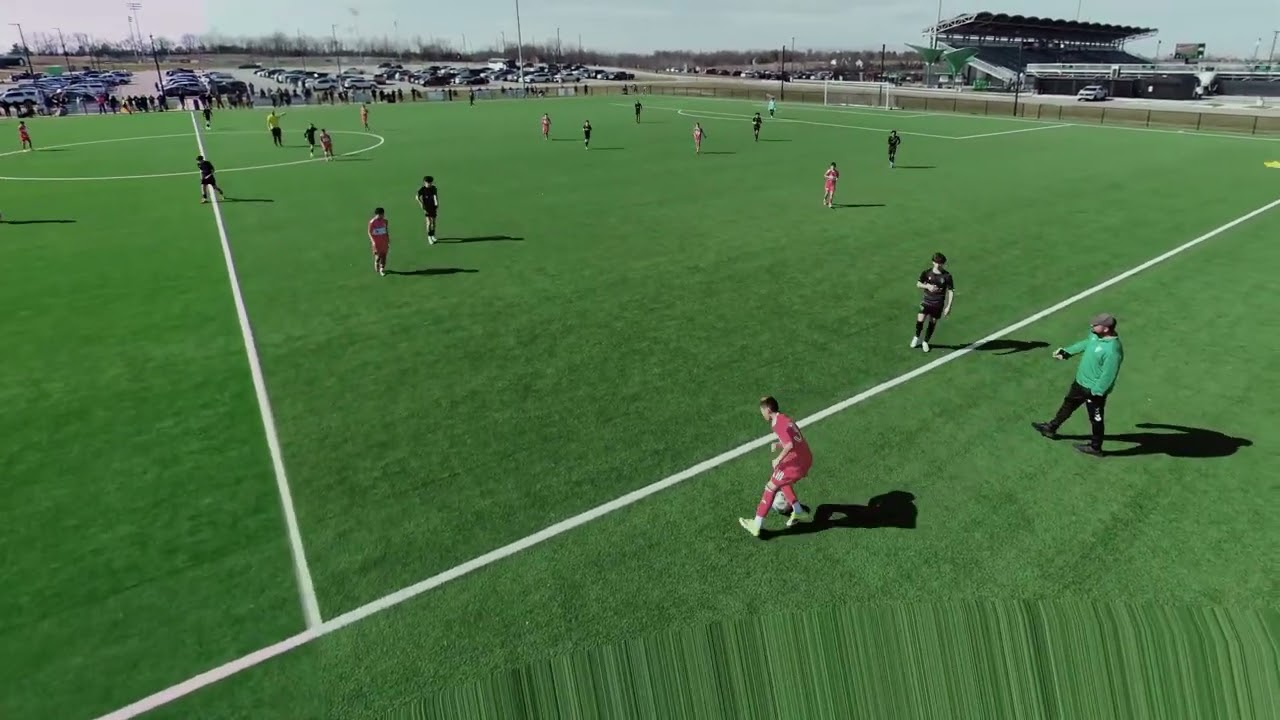 LSC 2012 Boys Green vs Chicago Fire 2012 2nd Half Friendly 2/21/26