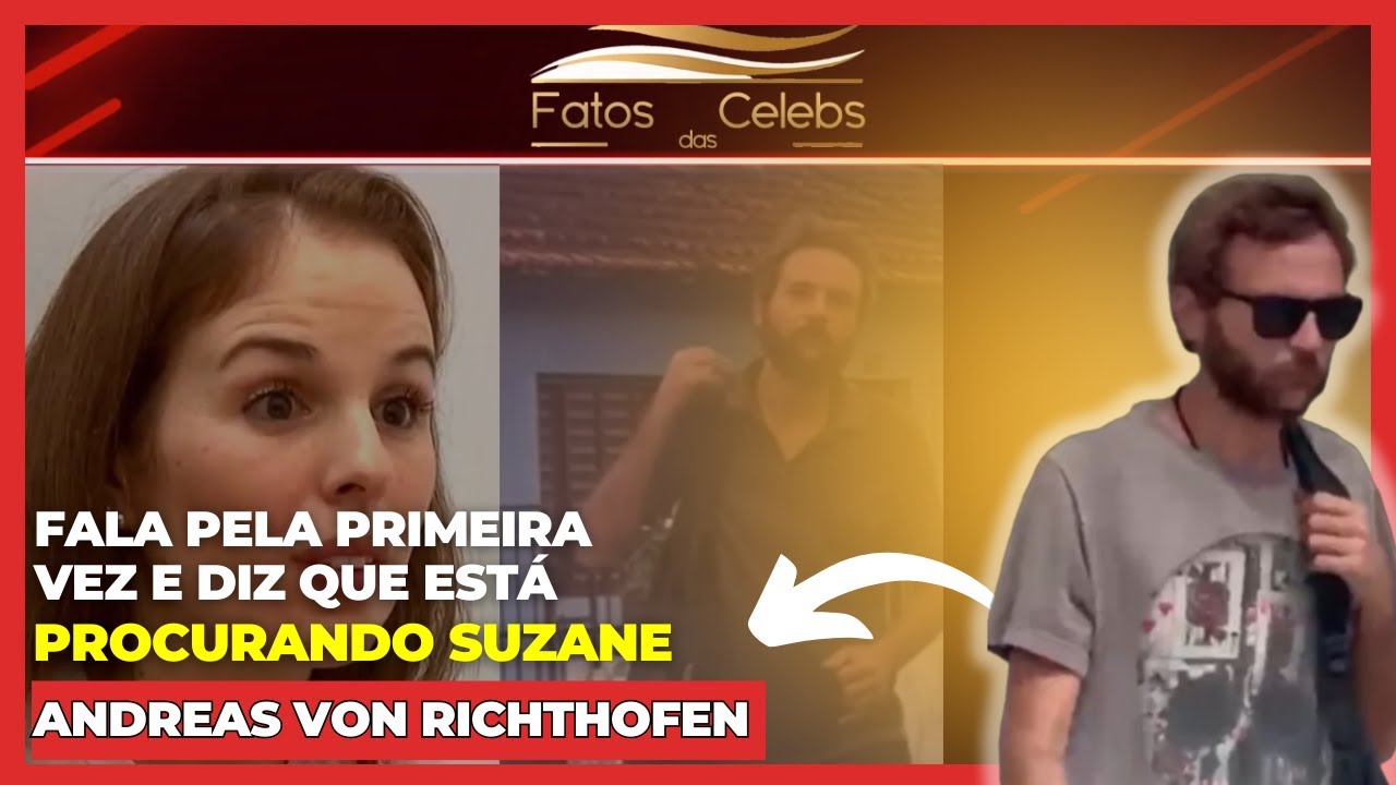 Andreas Von Richthofen Fala Pela Primeira Vez