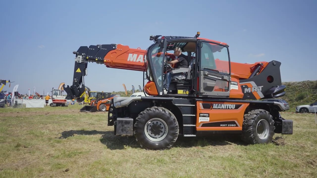 Prezentacja obrotowej ładowarki teleskopowej Manitou MRT 2260