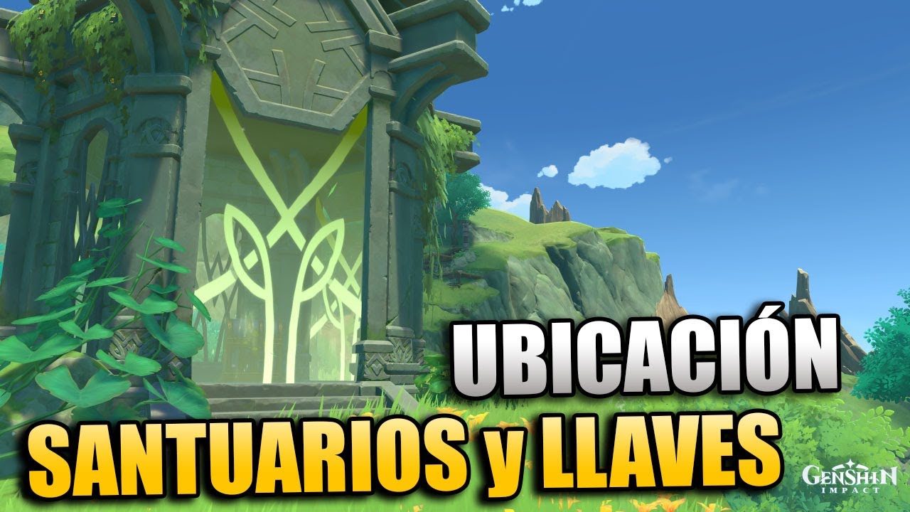 SANTUARIOS y LLAVES DE SUMERU  | UBICACI&Oacute;N - LOCALIZACI&Oacute;N | GENSHIN IMPACT