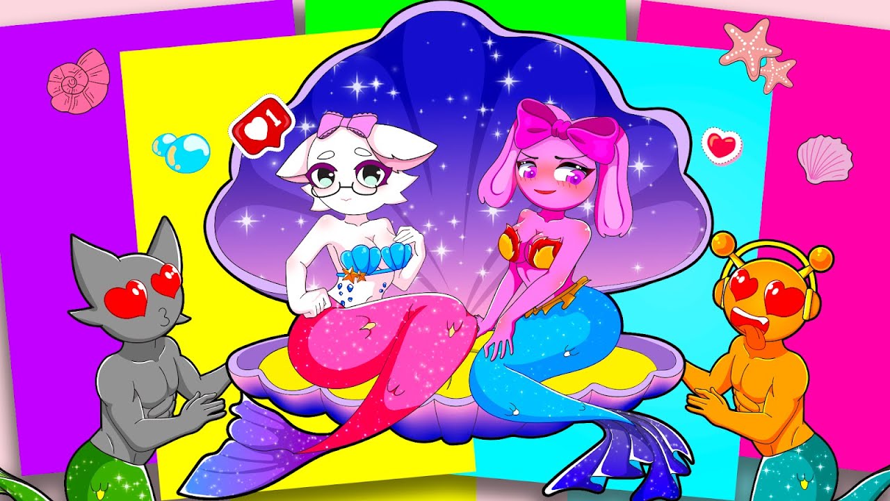 💖 Paper DIY 💖 WENDA x PINKI: Who Slays the Glitter Tail DIY? ✨ Mix & Match | Incredibox Sprunki