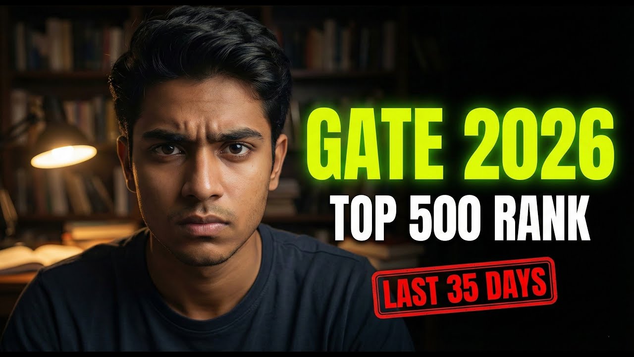 You only need this last advice to get Top 500 Rank in GATE 2026. #gate #gate2026 #rankers