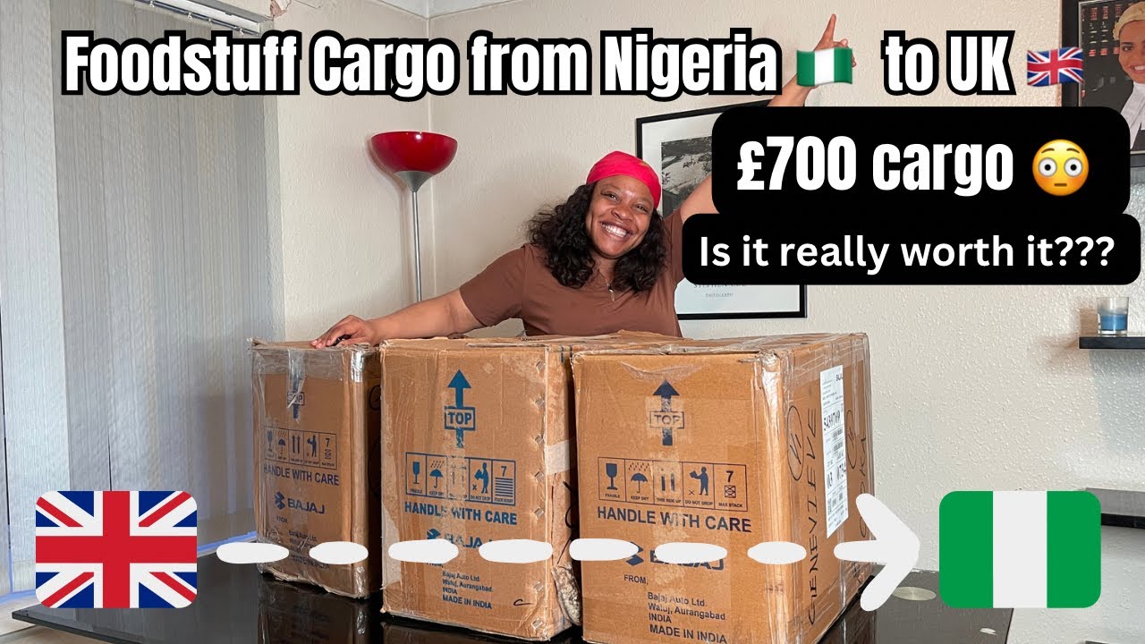 How to cargo food stuff to the UK 🇬🇧 | I brought more foodstuff from Nigeria
