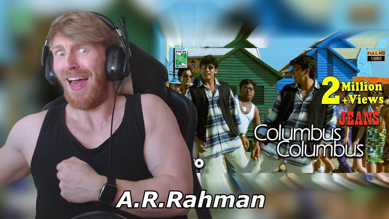 Columbus Columbus Video | Jeans | A.R.Rahman  Prashanth |Shankar | Vairamuthu• Reaction By Foreigner