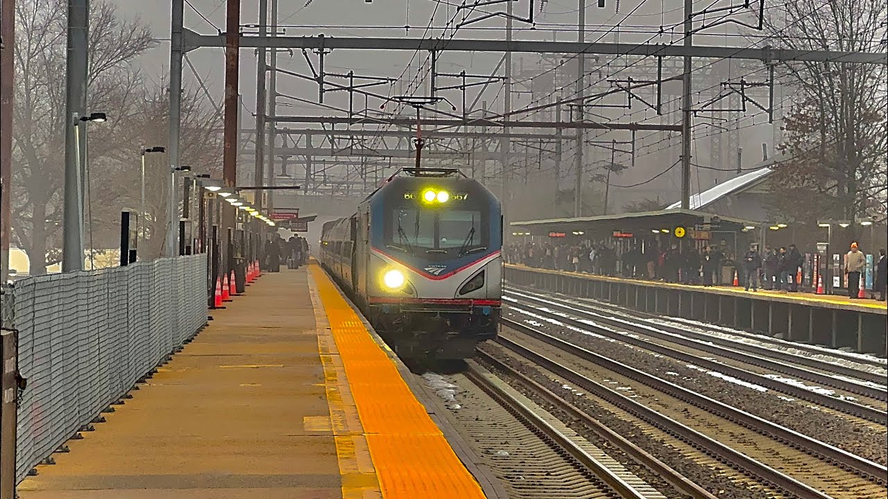Amtrak & NJ Transit High Speed NEC Trains @ Princeton Junction w/ Corridor Clipper Extra (2/18/25)