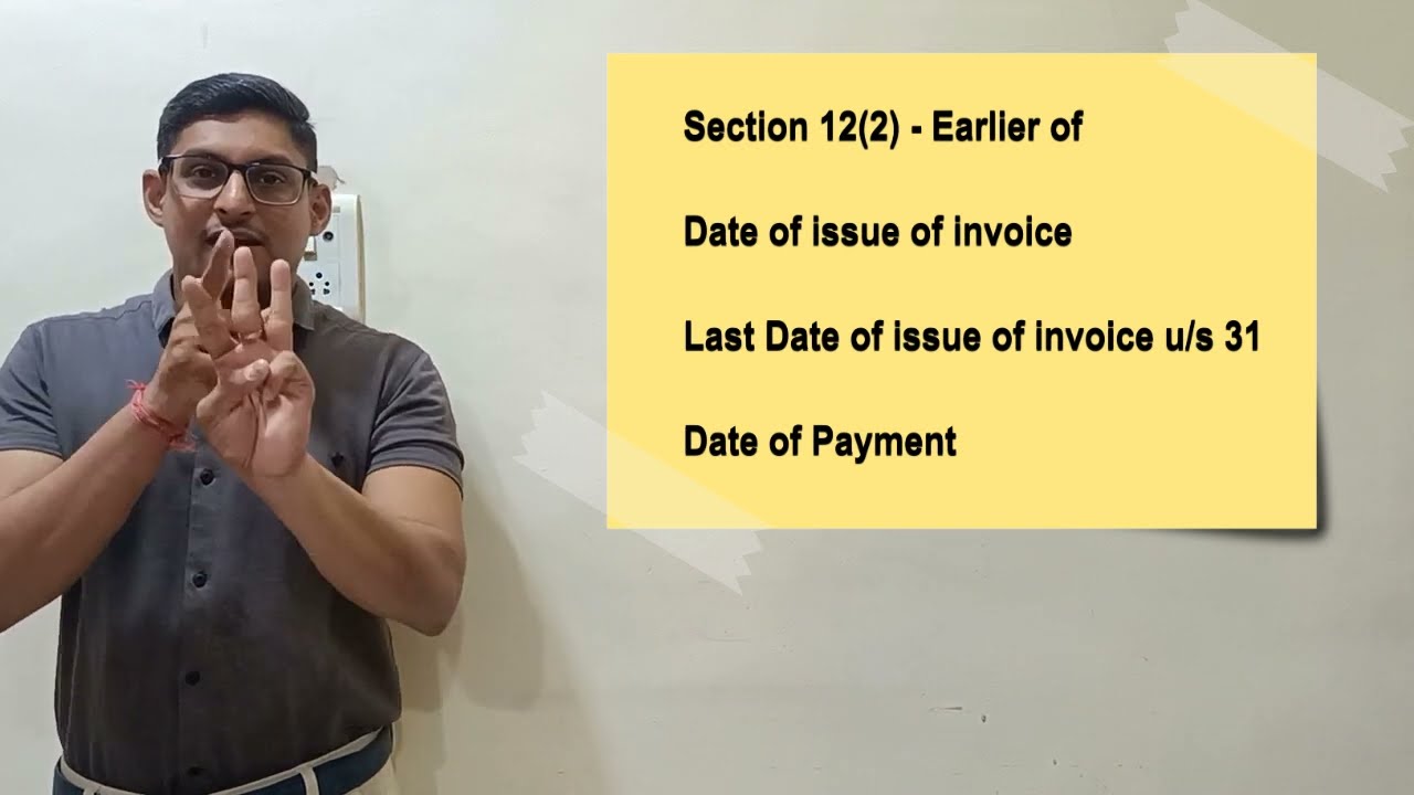 GST | Time of Supply | Short revision trick by CA Tushar Taparia | CA | CS | CMA |