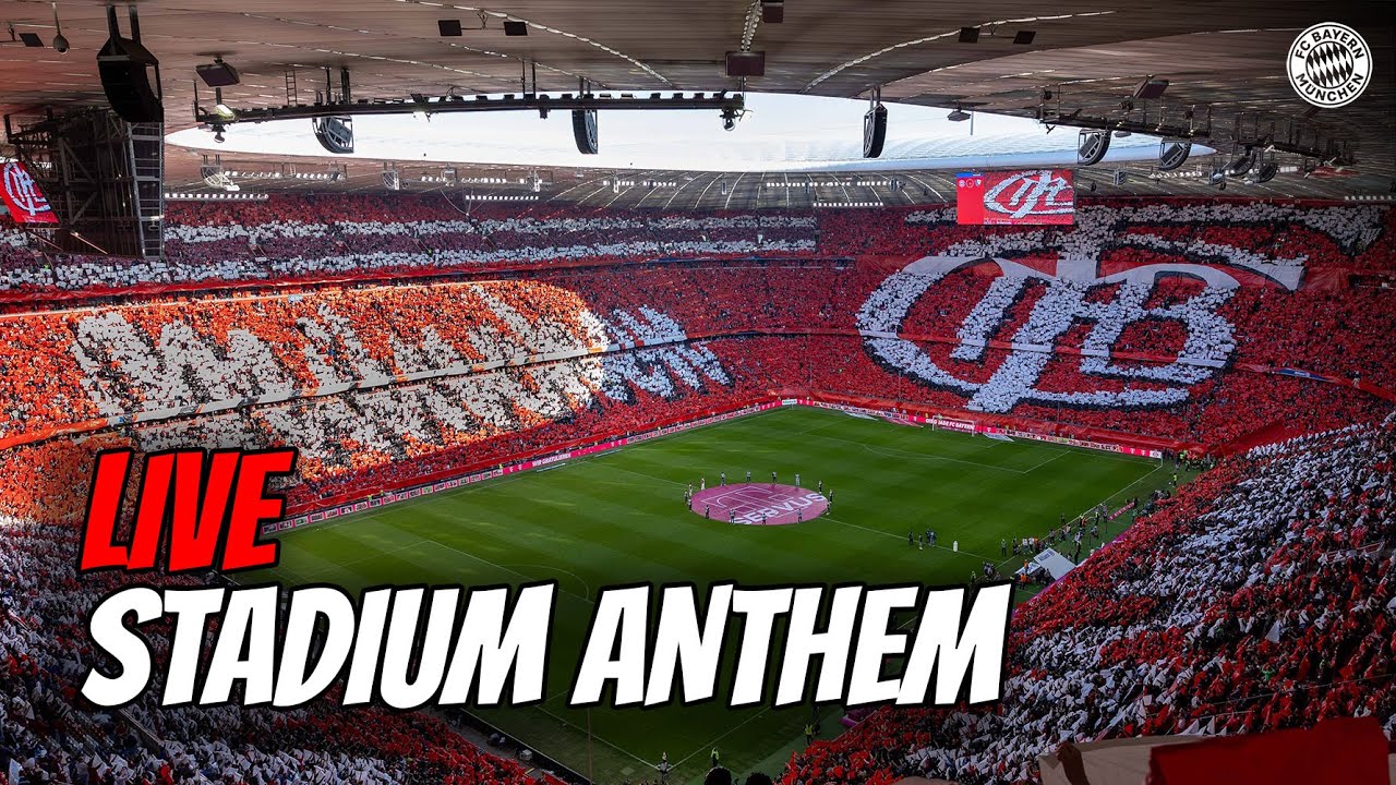Goosebumps – The new FC Bayern stadium anthem LIVE at Allianz Arena ❤️🤍