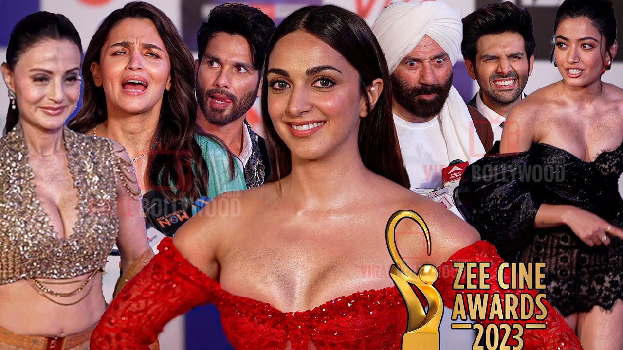 Celebrities arrives at Zee Cine Awards 2023 | Alia Bhatt, Kiara Advani, Rashmika, Varun, Kartik