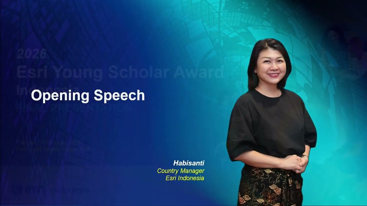 Presentasi Final Esri Young Scholar Award 2026