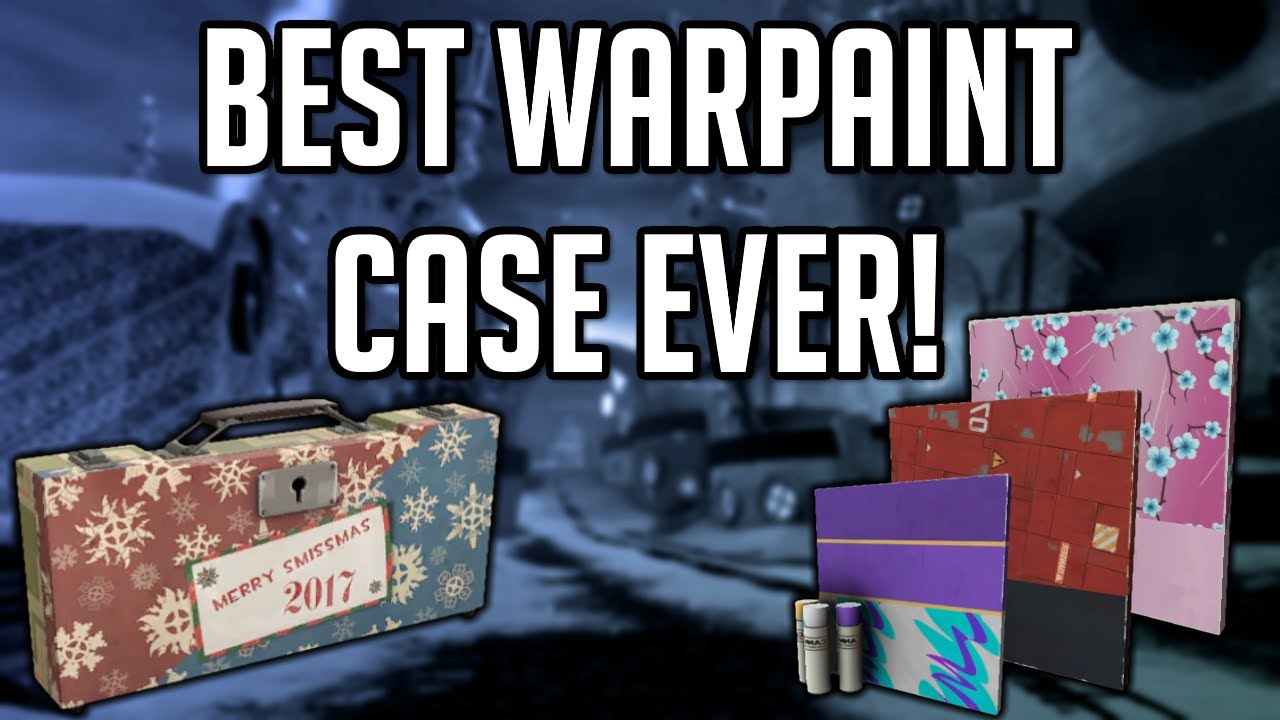 |TF2| Unboxing 50 winter 2017 warpaint cases, BEST CASE EVER