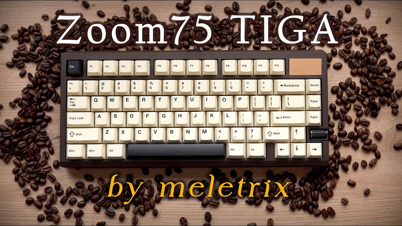 Zoom75 TIGA | Cork/Standard/Poron Foam & Alu/POM Plate Sound Tests, WS Arowana Switches