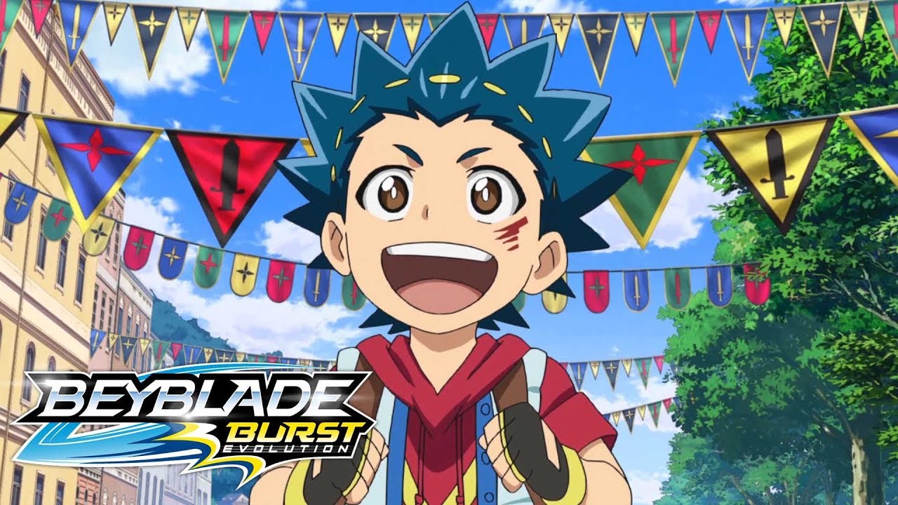 BEYBLADE BURST EVOLUTION Episode 1: Fresh Start! Valtryek's Evolution!